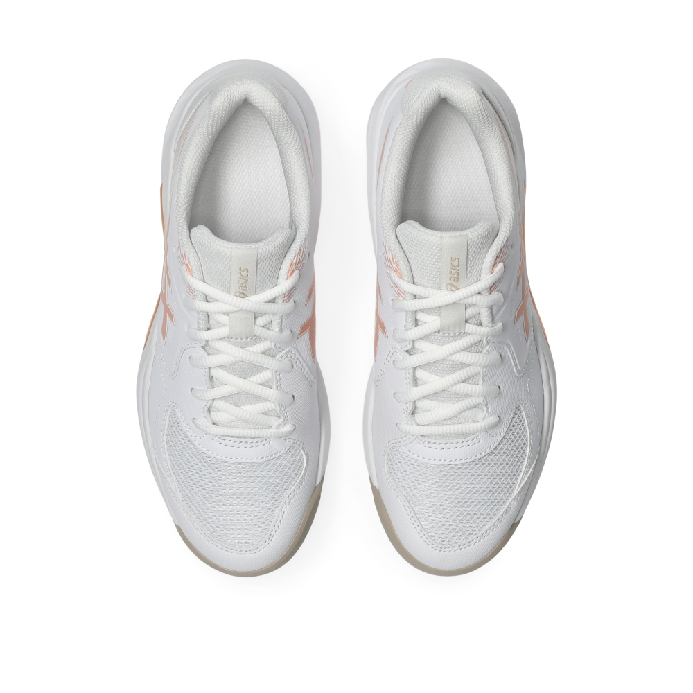 Giày Pickleball Tennis Asics Gel-Dedicate 9 Nữ - Trắng Hồng Cam - hình 5