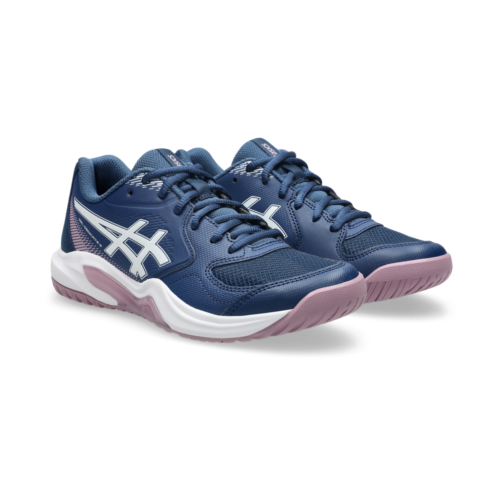 Giày Pickleball Tennis Asics Gel-Dedicate 9 Nữ - Xanh Hồng - hình 3