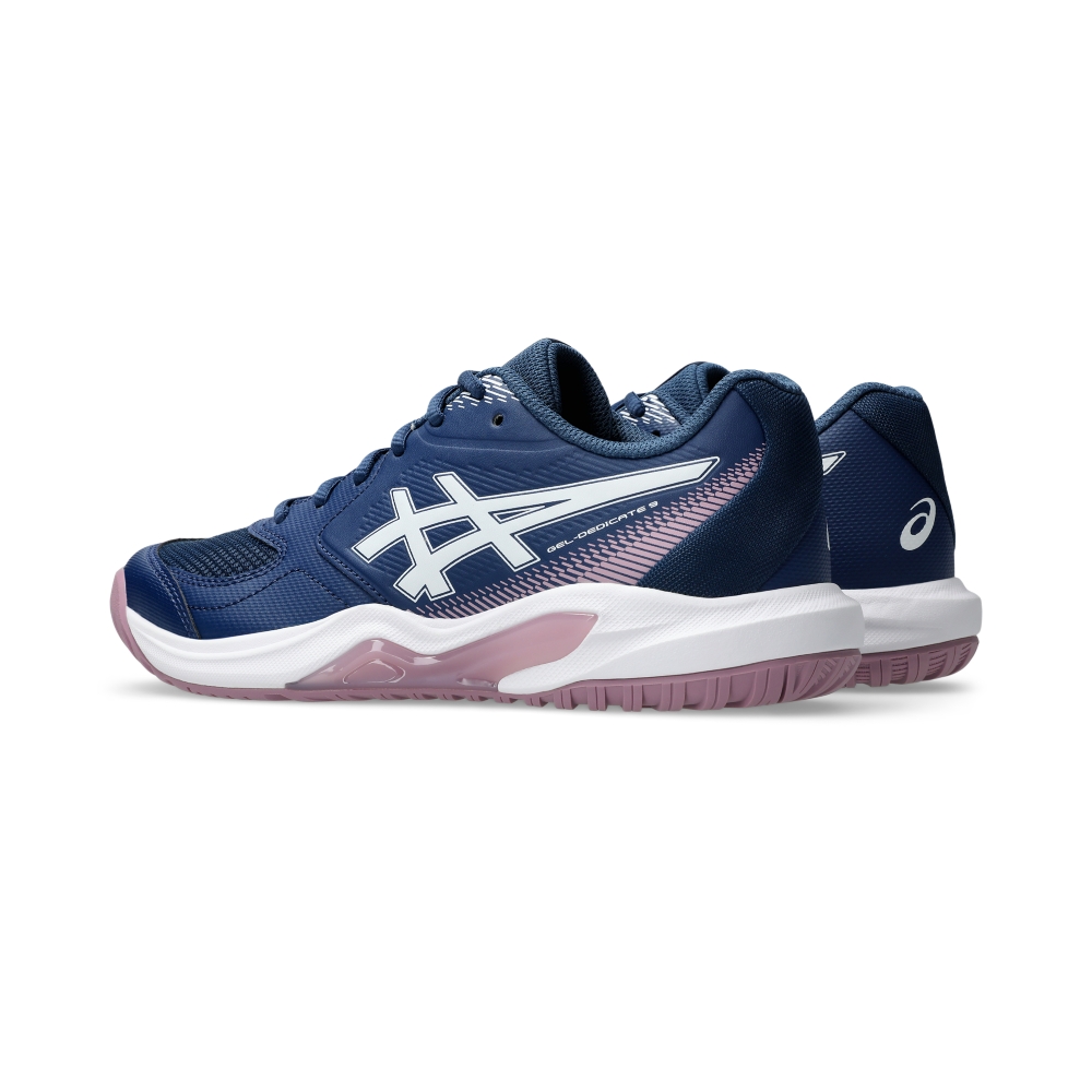 Giày Pickleball Tennis Asics Gel-Dedicate 9 Nữ - Xanh Hồng - hình 4