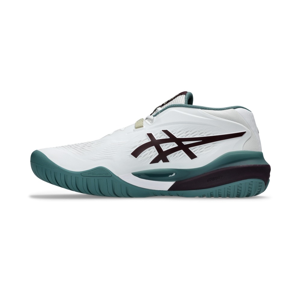 Giày Pickleball Tennis Asics GeL-Resolution X Nam - Trắng Xanh - hình 2