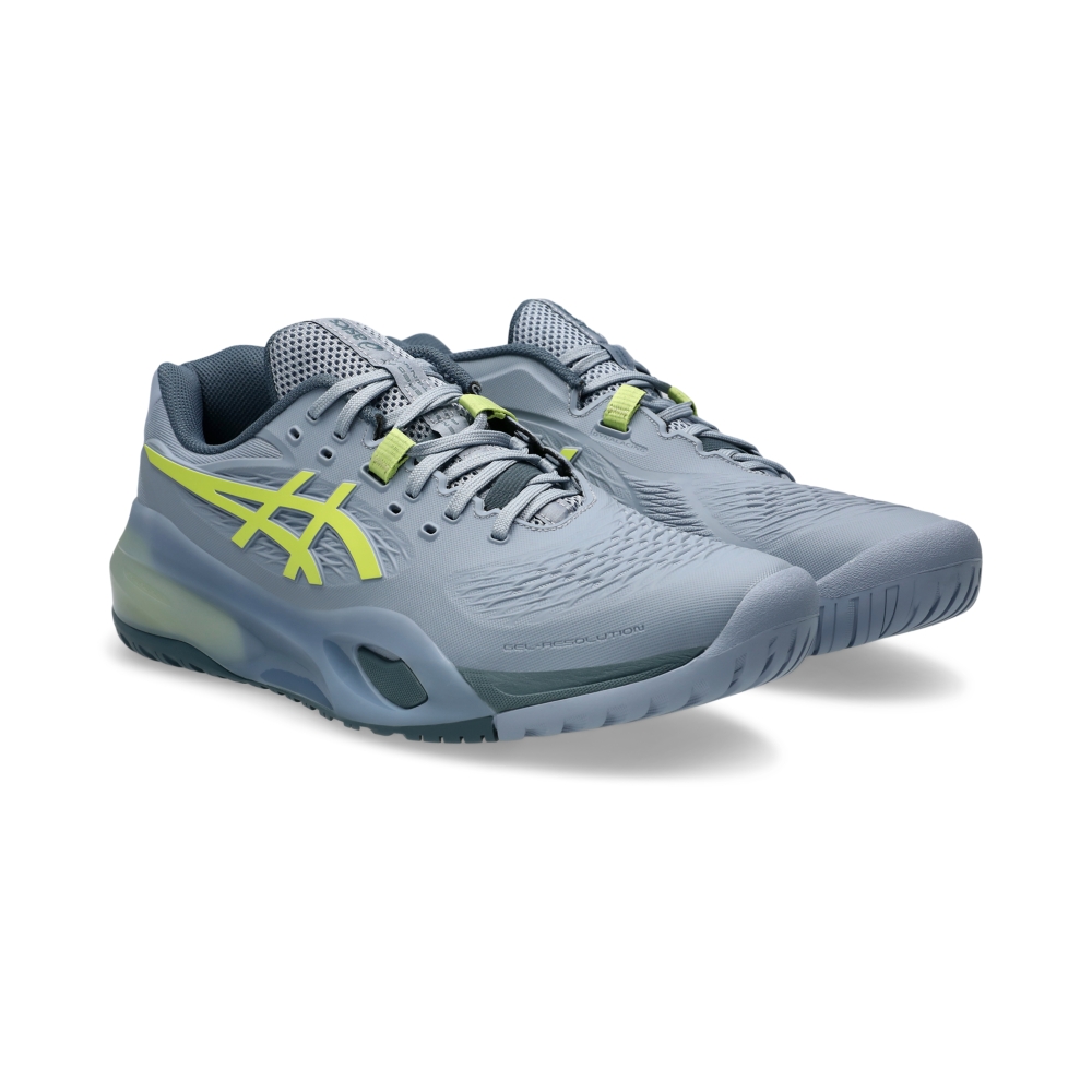Giày Pickleball Tennis Asics GeL-Resolution X Nam - Xám Xanh - hình 3