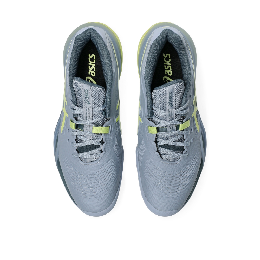 Giày Pickleball Tennis Asics GeL-Resolution X Nam - Xám Xanh - hình 5