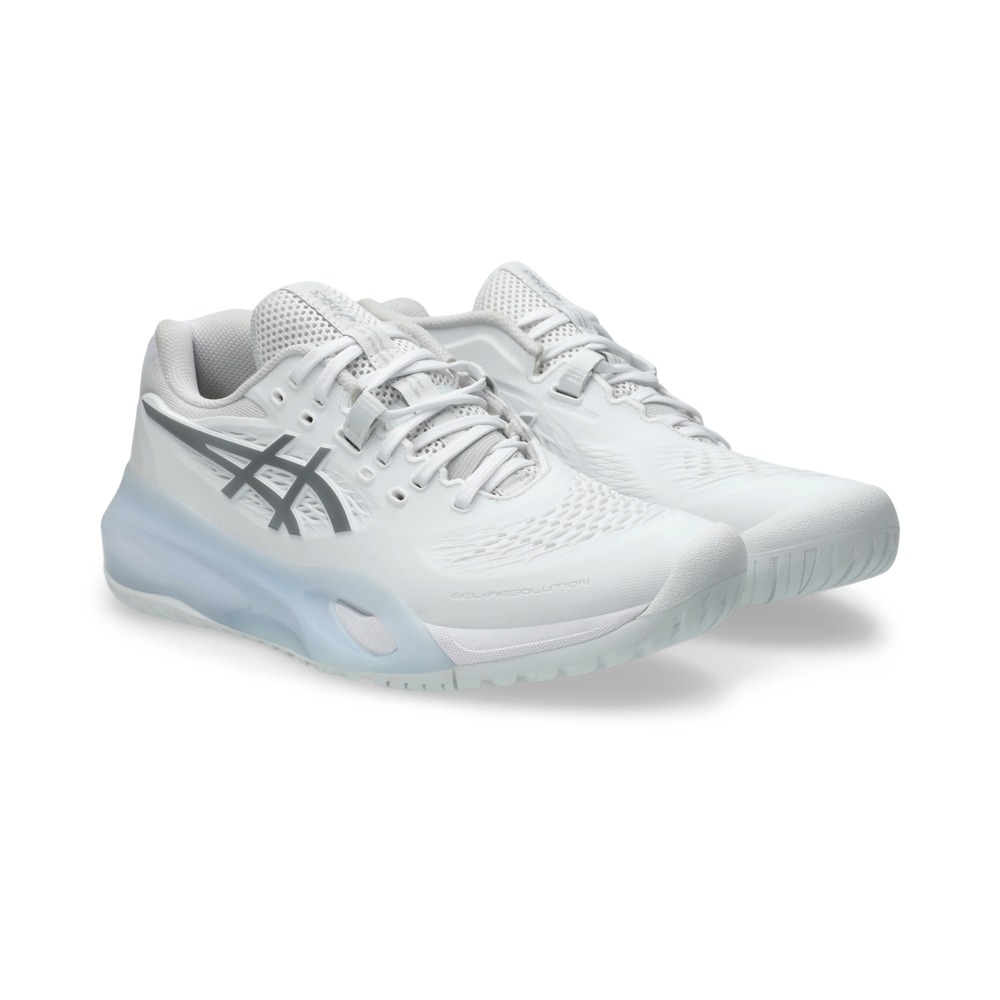 Giày Pickleball Tennis Asics GeL-Resolution X Nữ - Trắng Xám - hình 2