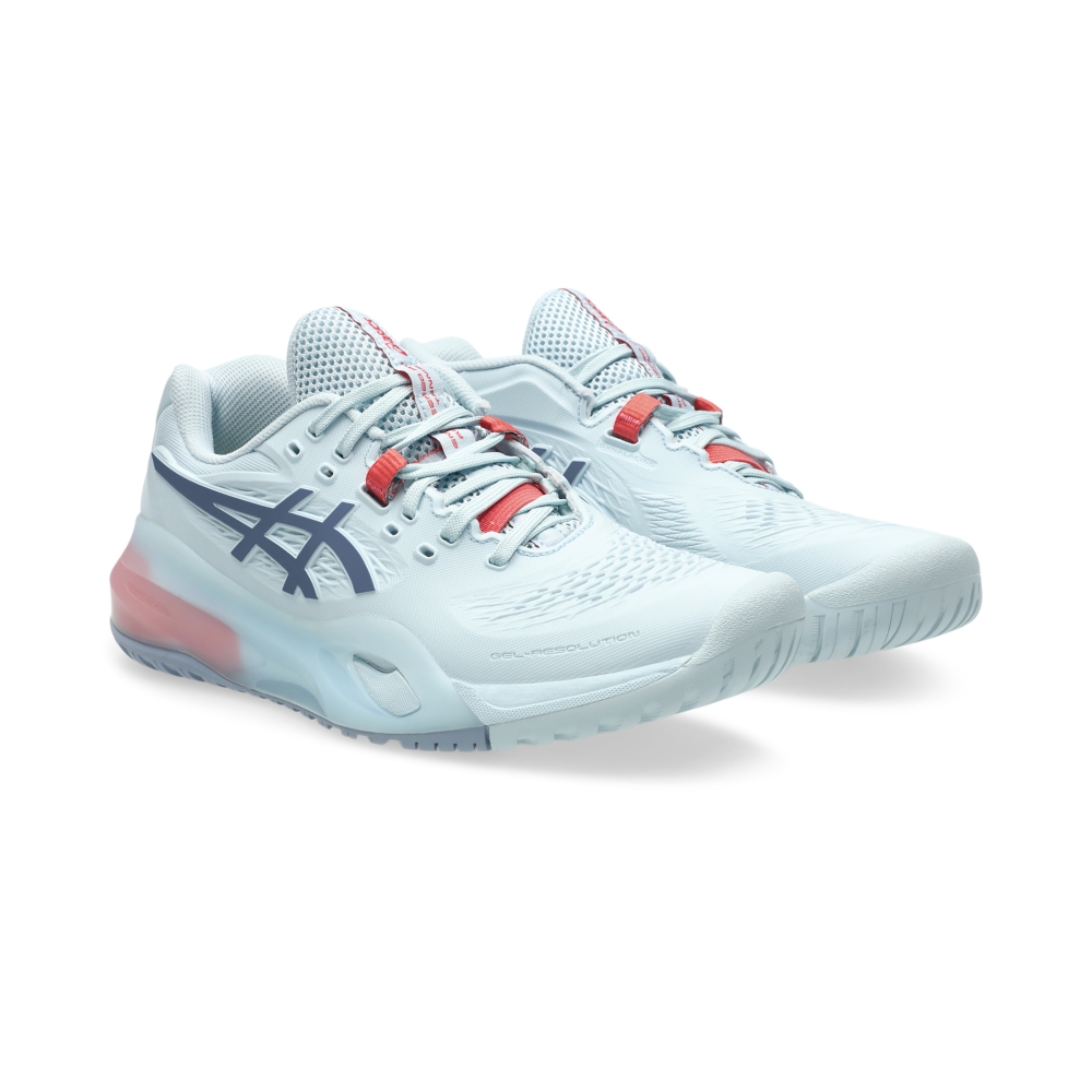Giày Pickleball Tennis Asics GeL-Resolution X Nữ - Xanh Xám - hình 3