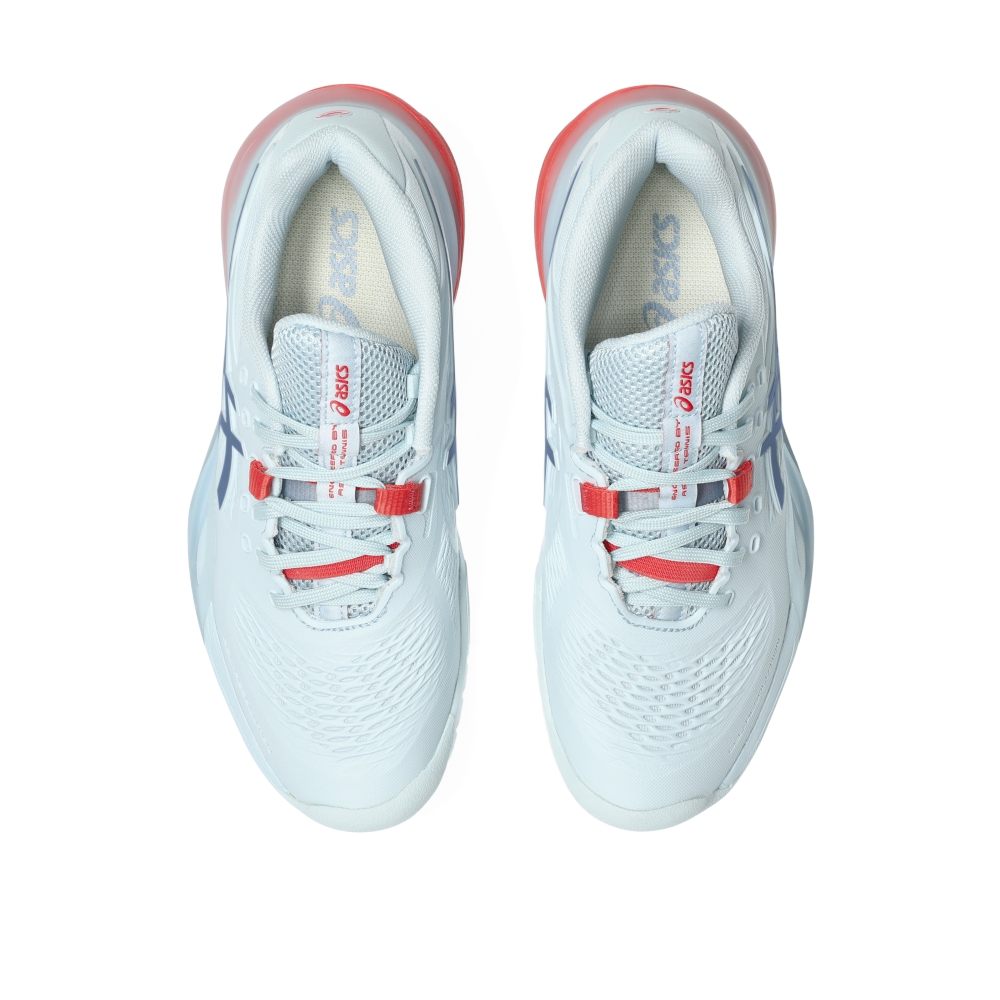 Giày Pickleball Tennis Asics GeL-Resolution X Nữ - Xanh Xám - hình 5