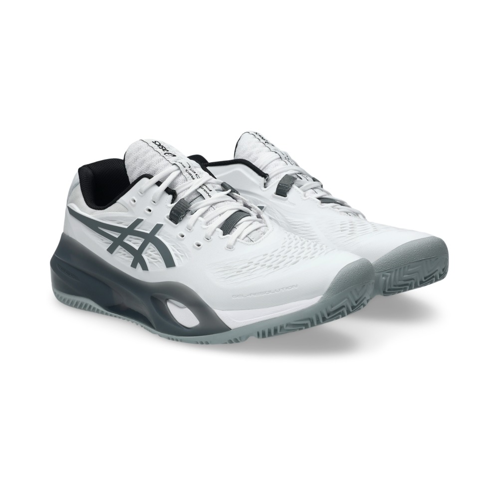 Giày Pickleball Tennis Asics GeL-Resolution X Padel Nam - Trắng Xám - hình 3