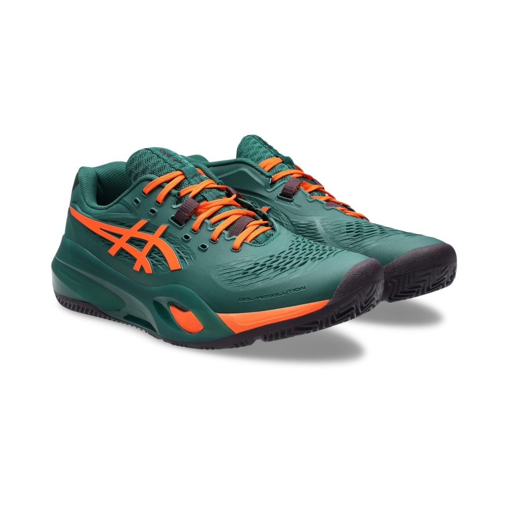 Giày Pickleball Tennis Asics GeL-Resolution X Padel Nam - Xanh Cam - hình 3