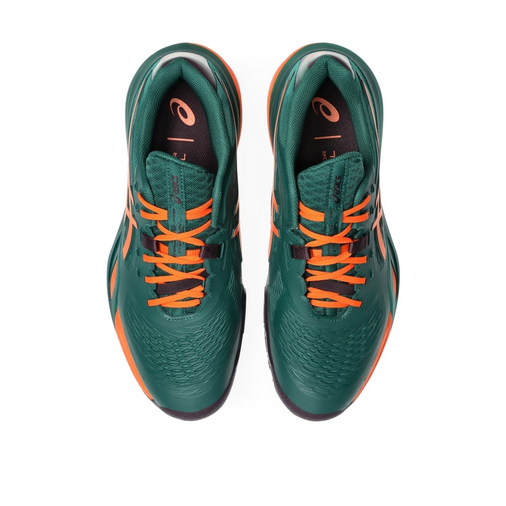 Giày Pickleball Tennis Asics GeL-Resolution X Padel Nam - Xanh Cam - hình 5