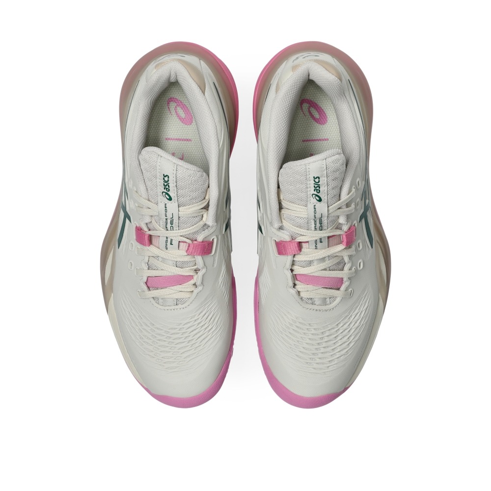 Giày Pickleball Tennis Asics GeL-Resolution X Padel Nữ - Xám Hồng - hình 5