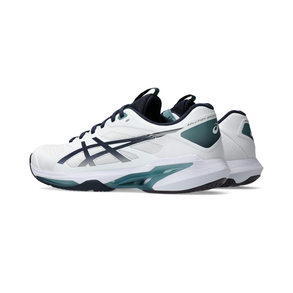 Giày Pickleball Tennis Asics Solution Speed FF 4 Nam - Trắng Xanh - hình 3
