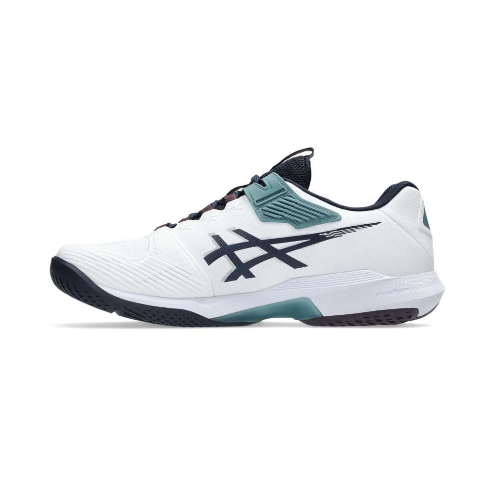 Giày Pickleball Tennis Asics Solution Speed FF 4 Nam - Trắng Xanh - hình 4
