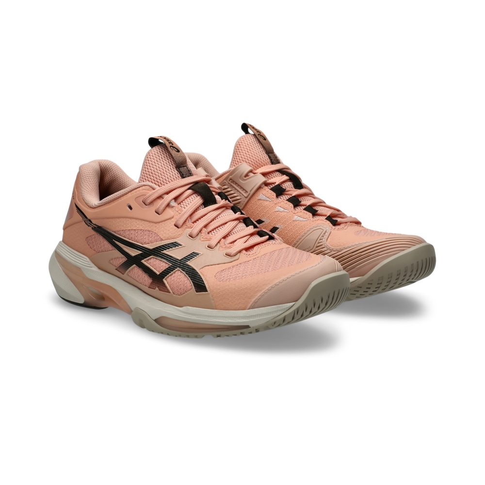 Giày Pickleball Tennis Asics Solution Speed FF 4 Nữ - Hồng Nâu - hình 3
