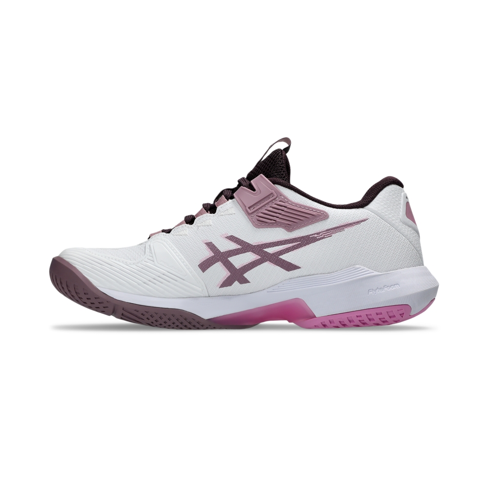 Giày Pickleball Tennis Asics Solution Speed FF 4 Nữ - Trắng Hồng Nâu - hình 2