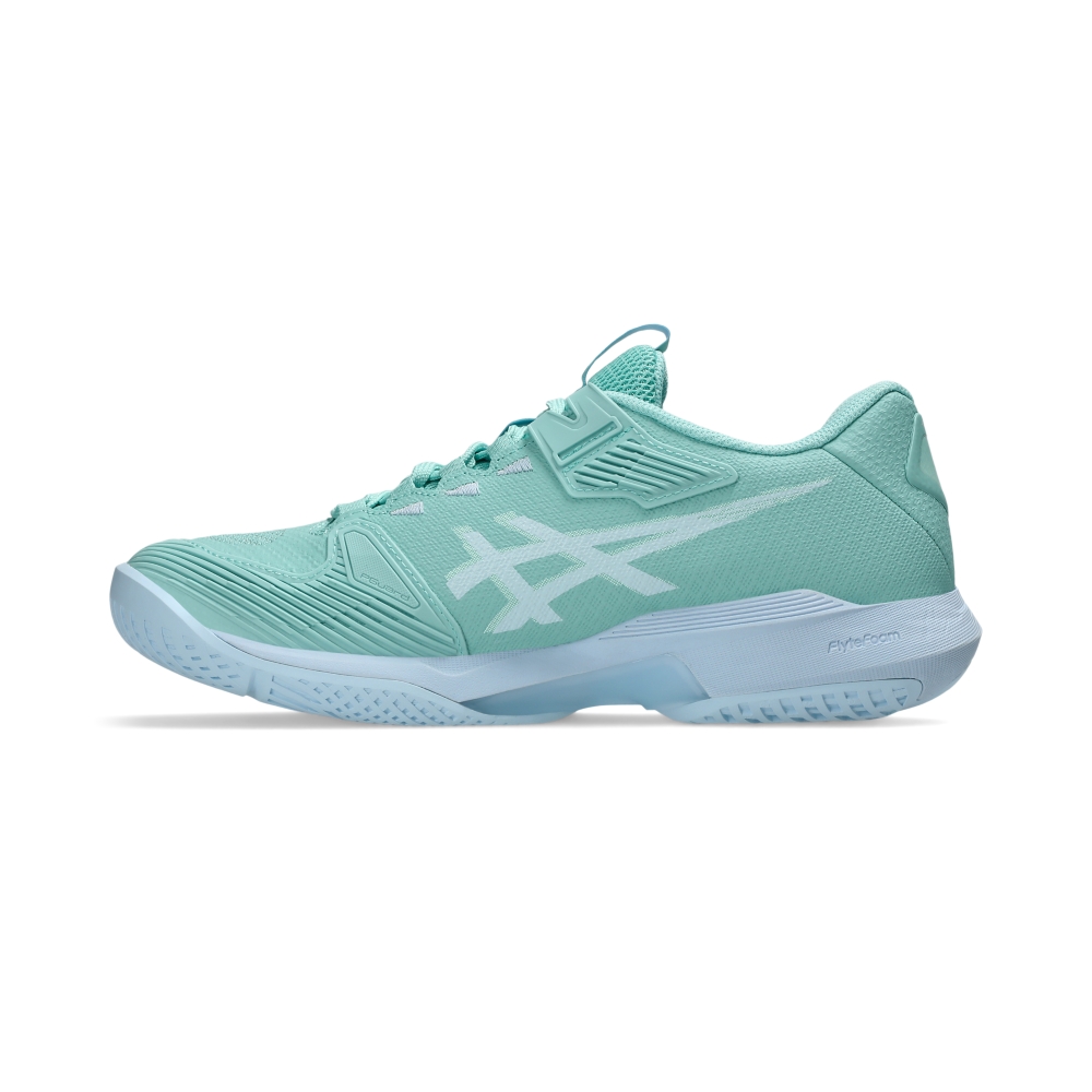 Giày Pickleball Tennis Asics Solution Speed FF 4 Nữ - Xanh - hình 2