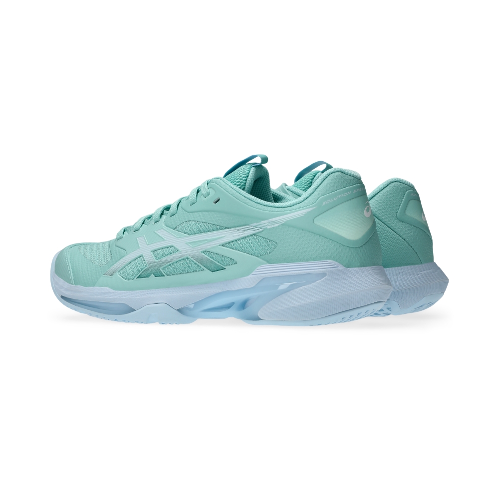 Giày Pickleball Tennis Asics Solution Speed FF 4 Nữ - Xanh - hình 4