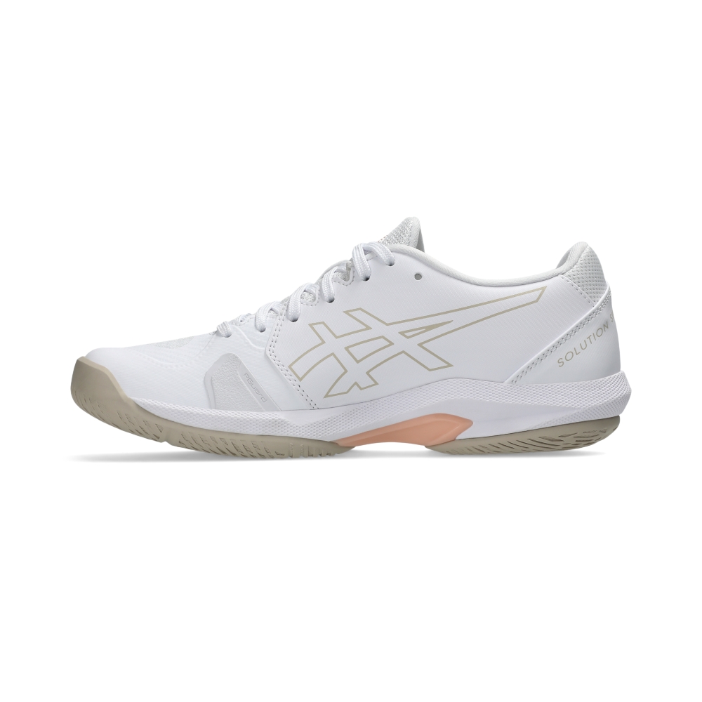 Giày Pickleball Tennis Asics Solution Swift FF 2 Nữ - Trắng Xám Hồng - hình 2