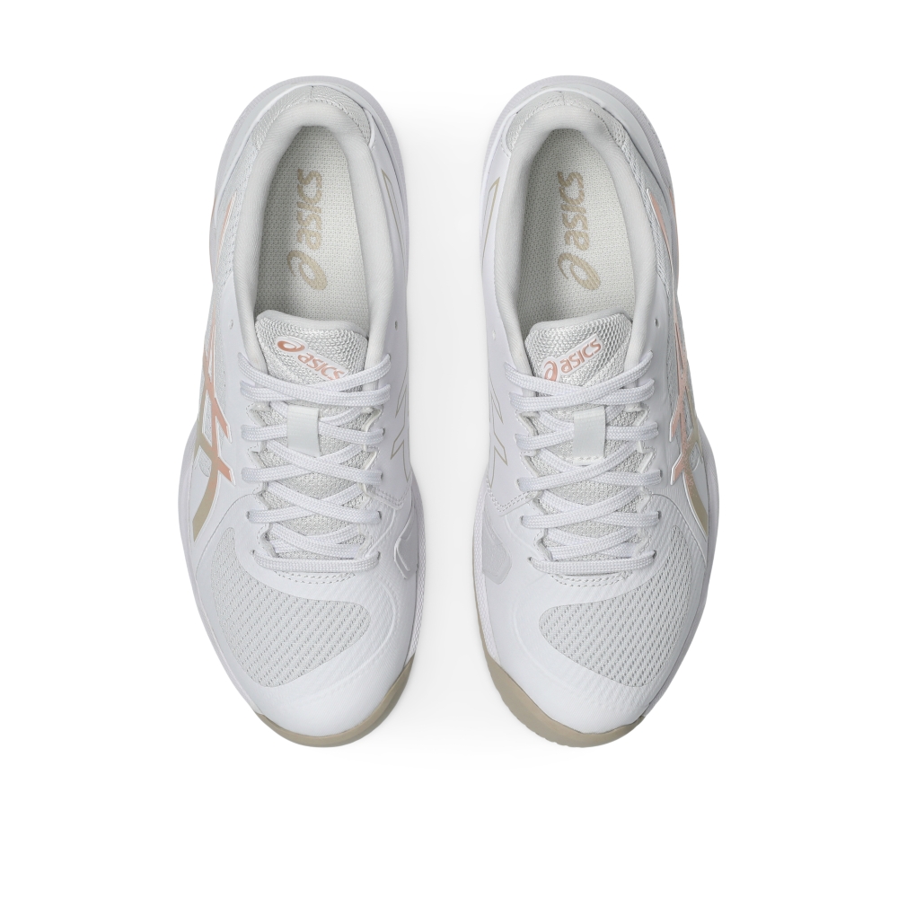 Giày Pickleball Tennis Asics Solution Swift FF 2 Nữ - Trắng Xám Hồng - hình 5