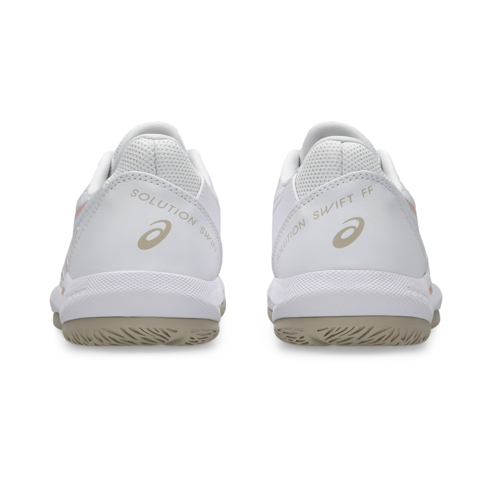 Giày Pickleball Tennis Asics Solution Swift FF 2 Nữ - Trắng Xám Hồng - hình 6