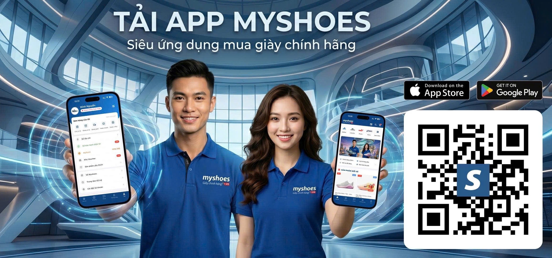 Myshoes.vn - Giày chính hãng Nike, Adidas, Asics, Lacoste, Puma
