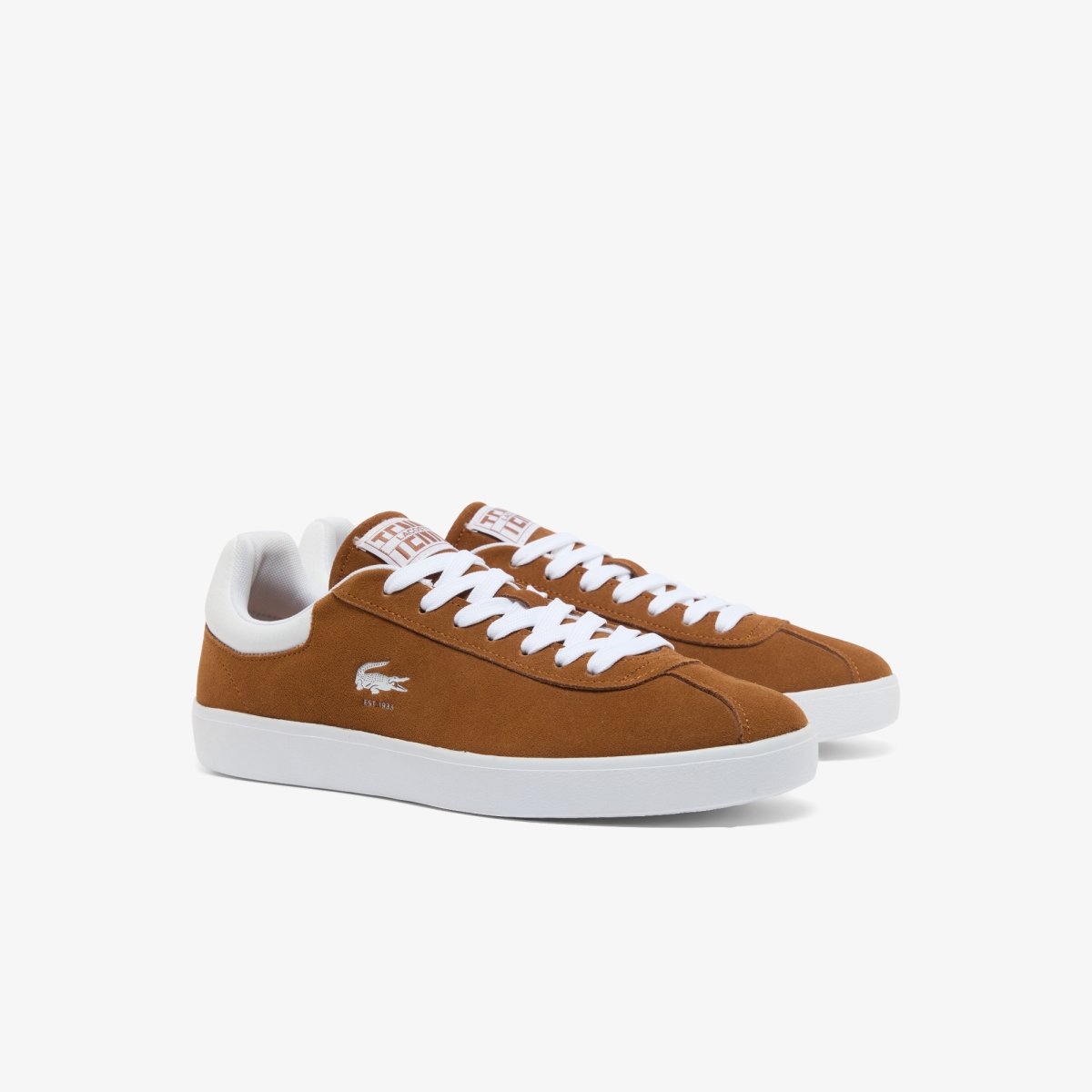Giày Lacoste Baseshot Nam - Nâu Trắng - hình 2