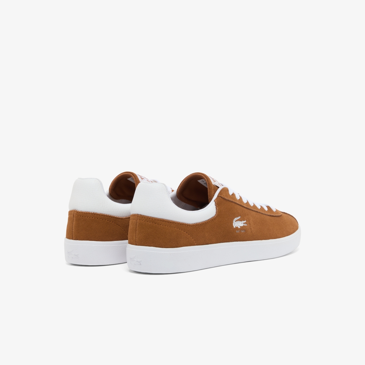 Giày Lacoste Baseshot Nam - Nâu Trắng - hình 3