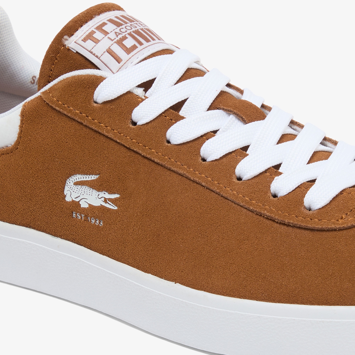 Giày Lacoste Baseshot Nam - Nâu Trắng - hình 6