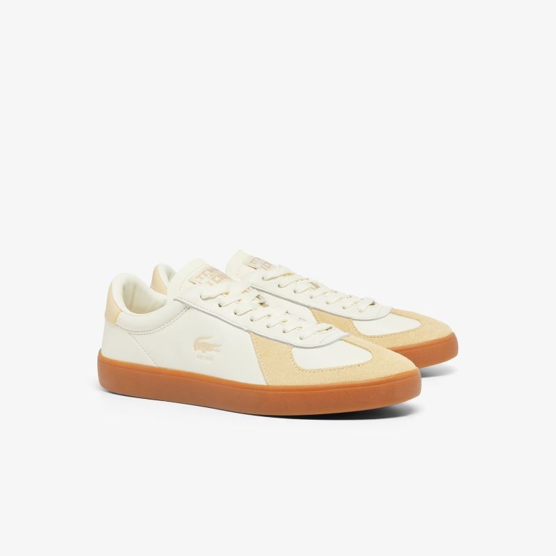 Giày Lacoste Baseshot Pro Leather Nam - Trắng Nâu - hình 2