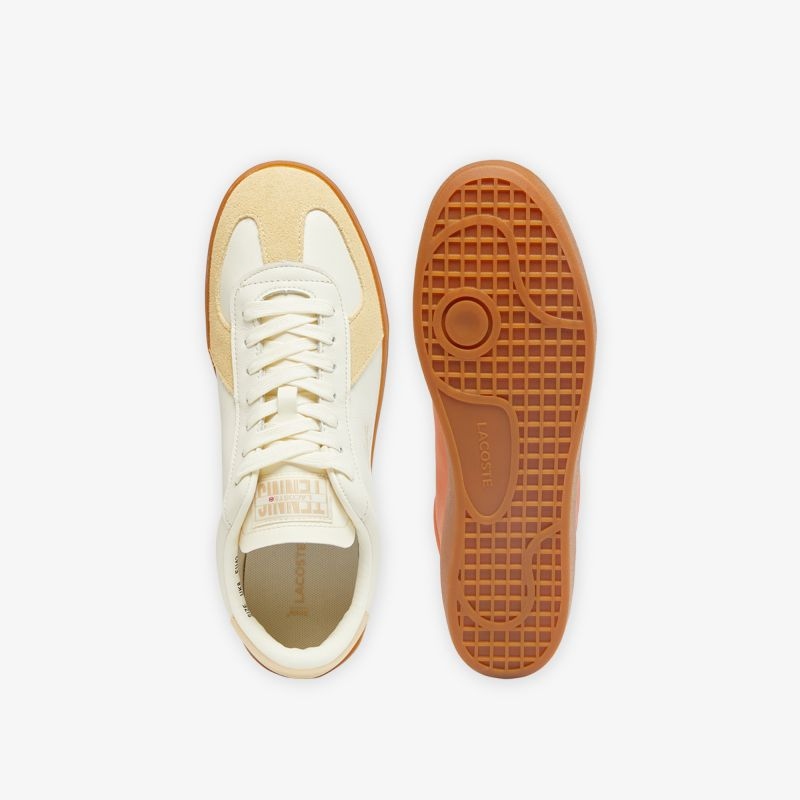 Giày Lacoste Baseshot Pro Leather Nam - Trắng Nâu - hình 4