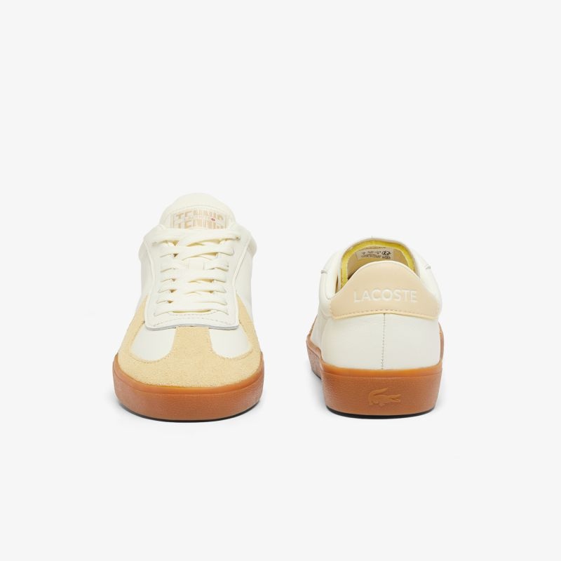Giày Lacoste Baseshot Pro Leather Nam - Trắng Nâu - hình 5