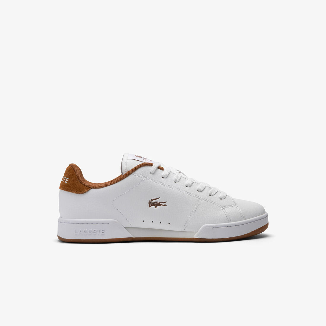 Giày Lacoste Carnaby Cup Leather Nam - Trắng Nâu
