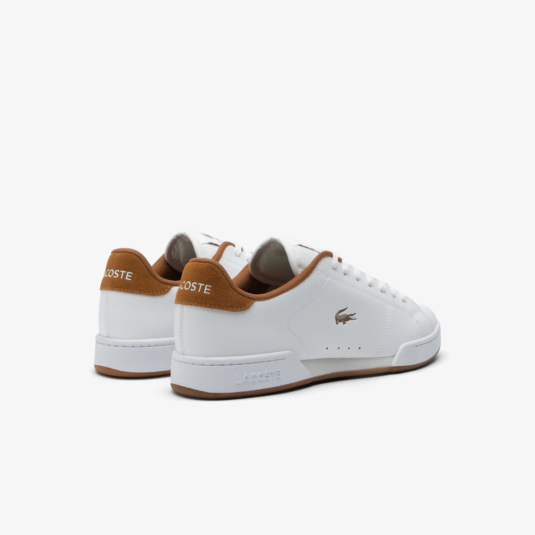 Giày Lacoste Carnaby Cup Leather Nam - Trắng Nâu - hình 3
