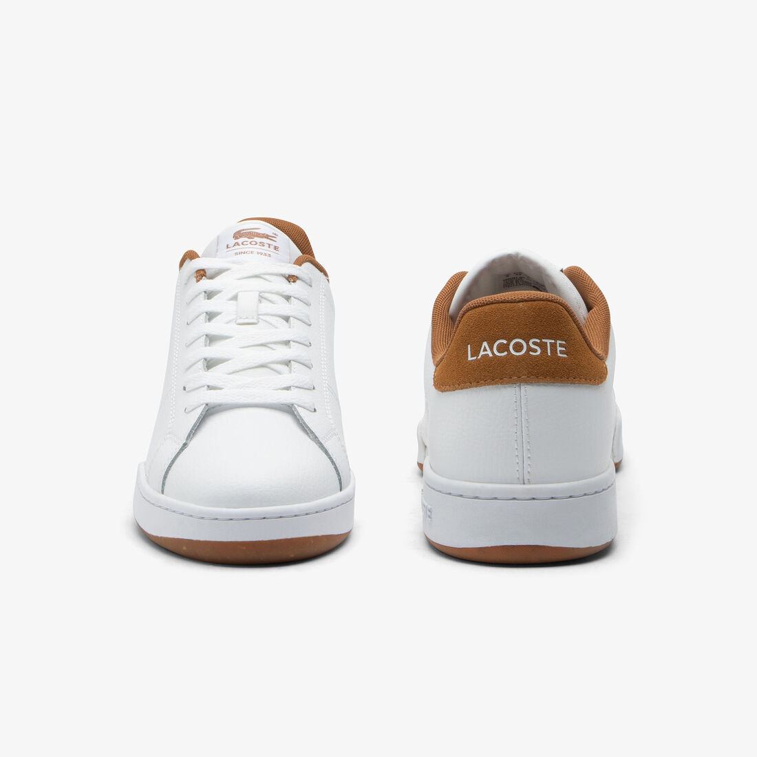 Giày Lacoste Carnaby Cup Leather Nam - Trắng Nâu - hình 5
