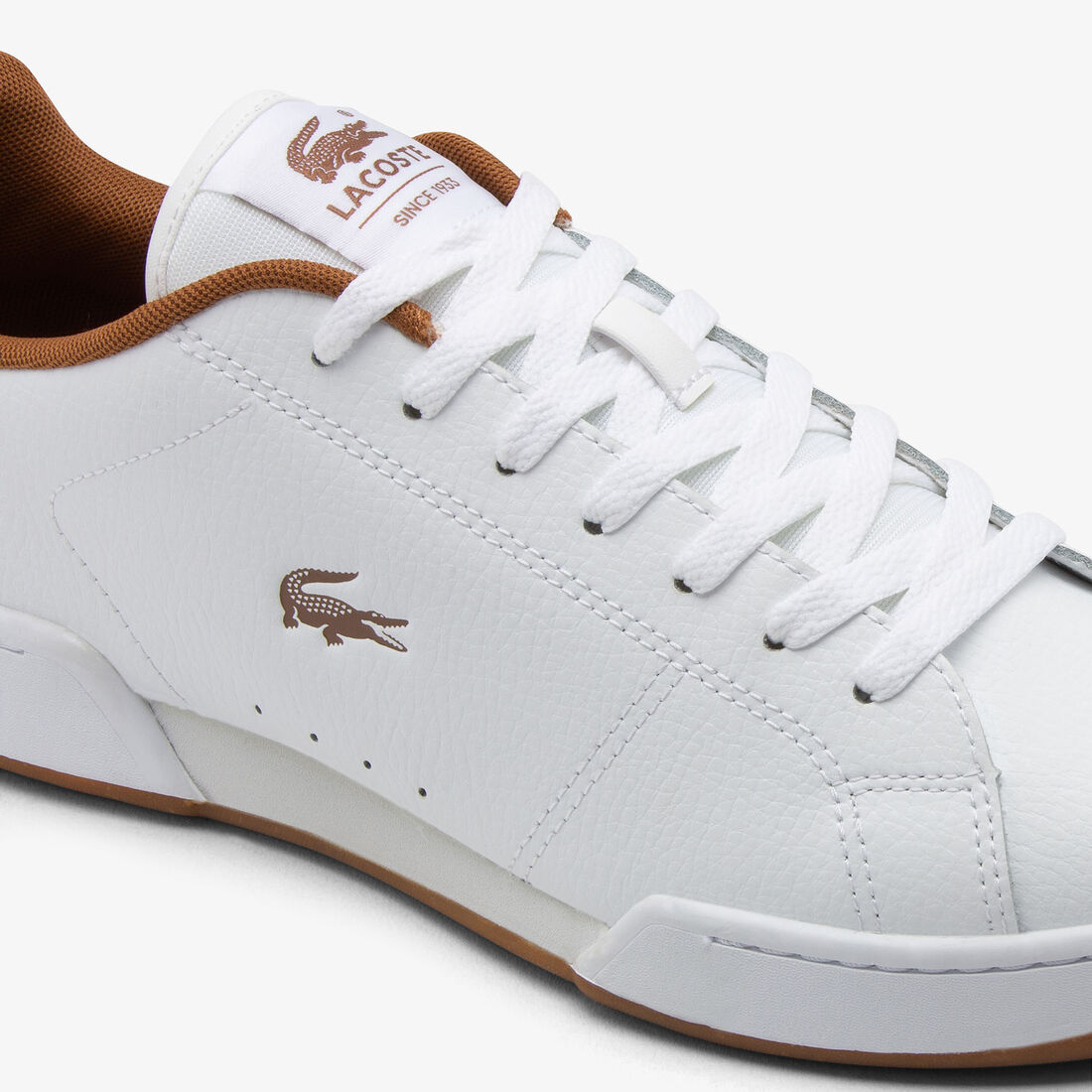 Giày Lacoste Carnaby Cup Leather Nam - Trắng Nâu - hình 6