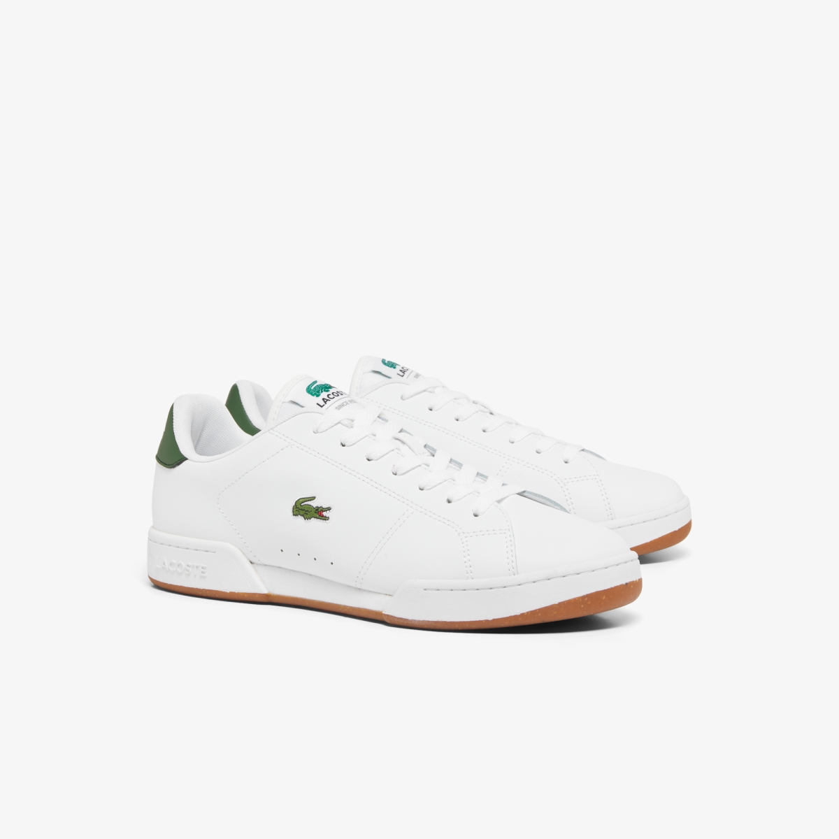 Giày Lacoste Carnaby Cup Leather Nam - Trắng Xanh - hình 2