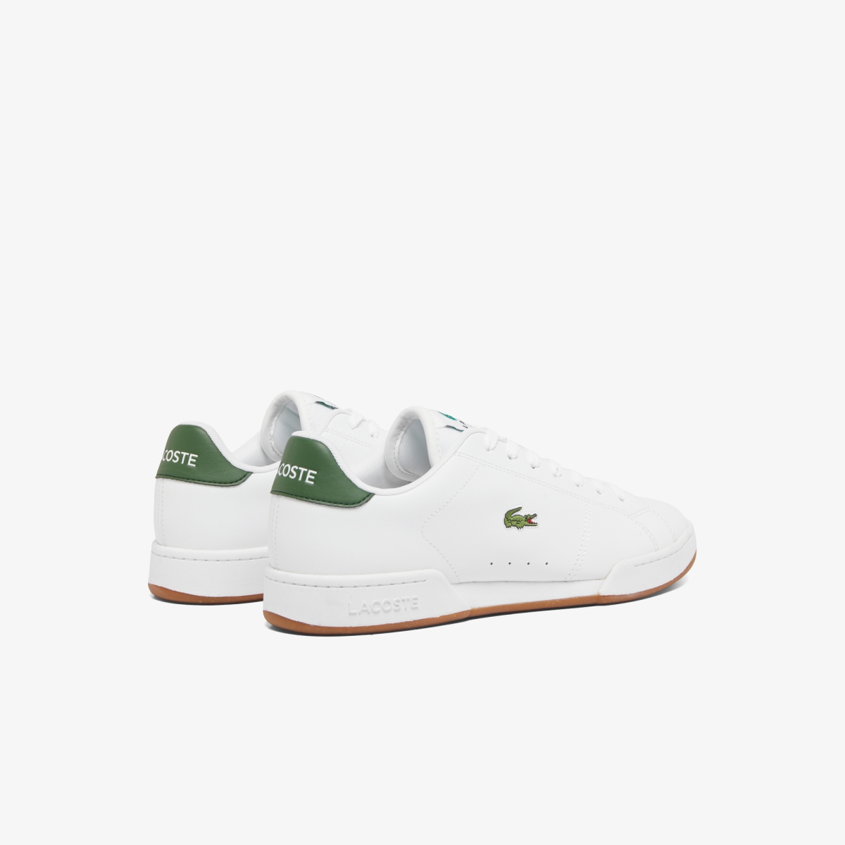 Giày Lacoste Carnaby Cup Leather Nam - Trắng Xanh - hình 3