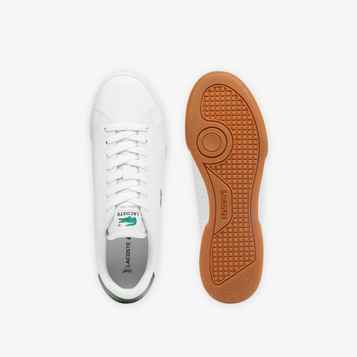 Giày Lacoste Carnaby Cup Leather Nam - Trắng Xanh - hình 4