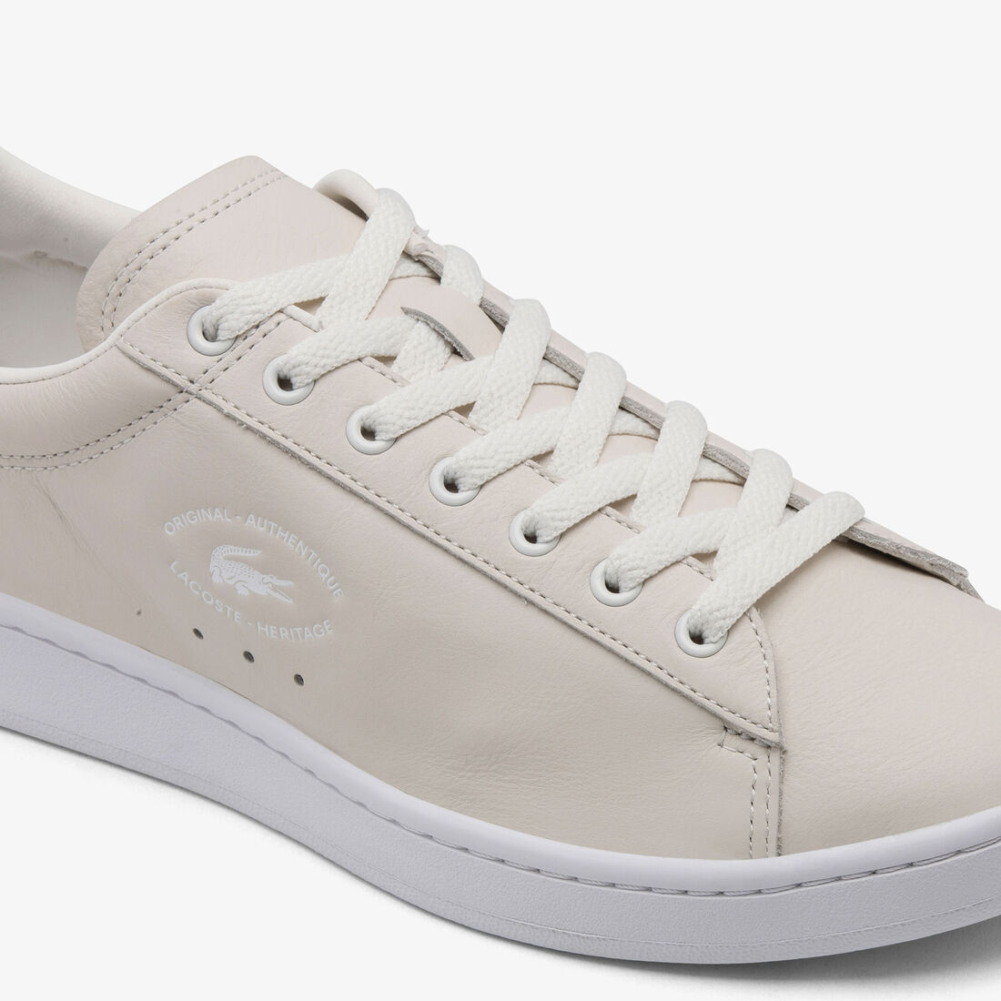 Giày Lacoste Carnaby Set Nam - Trắng Ngà - hình 6