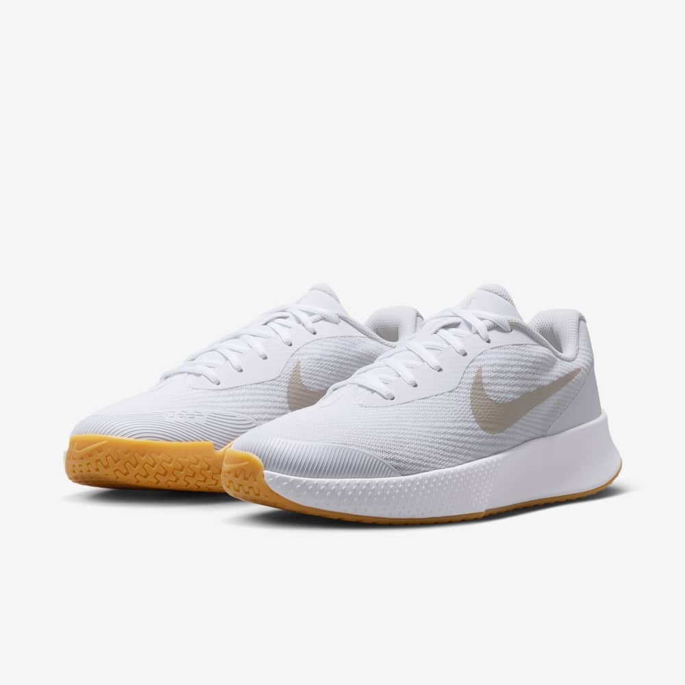 Giày Pickleball Tennis Nike Vapor Lite 3 Nữ - Trắng Nâu - hình 5