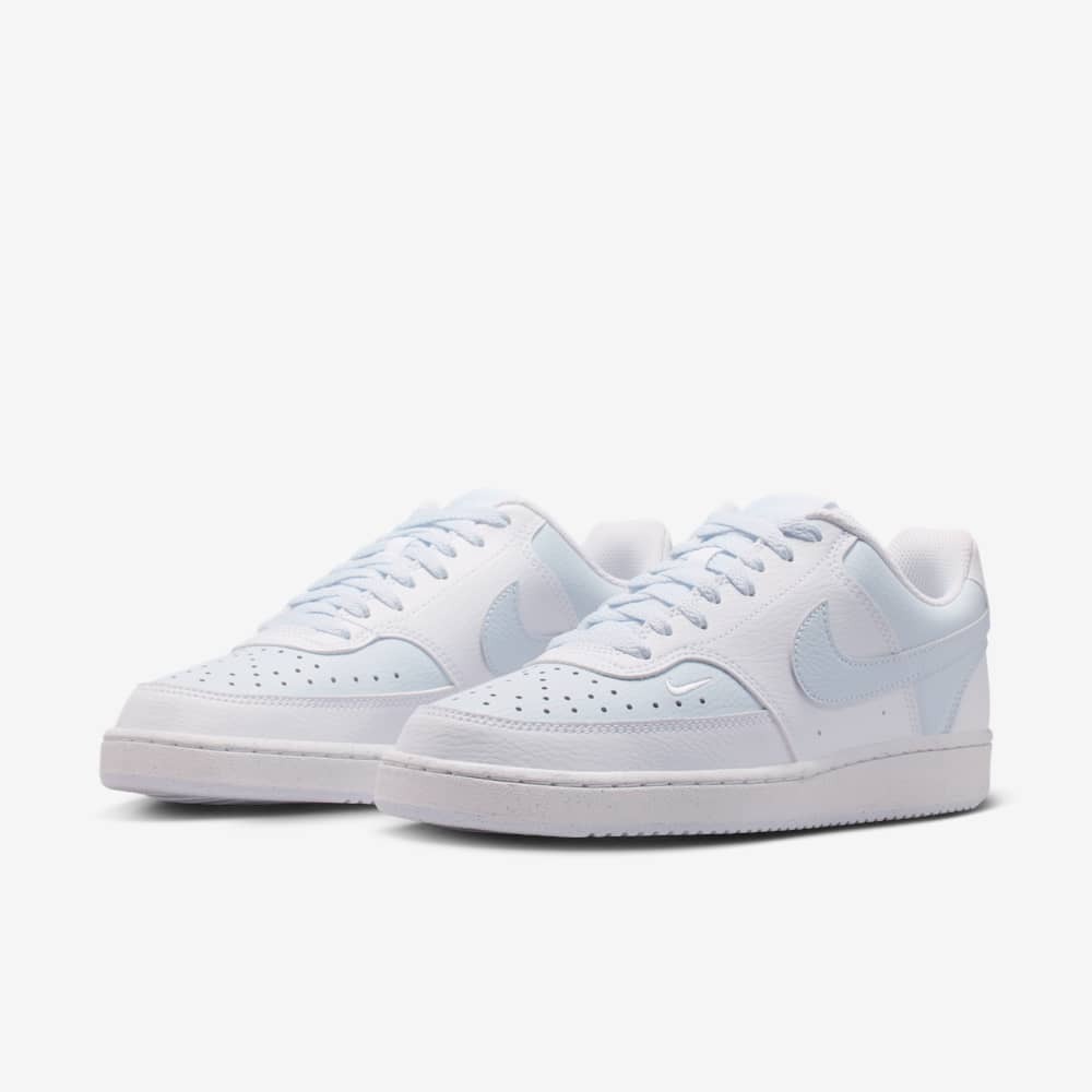 Giày Nike Court Vision Low Nữ - Trắng Xanh - hình 5