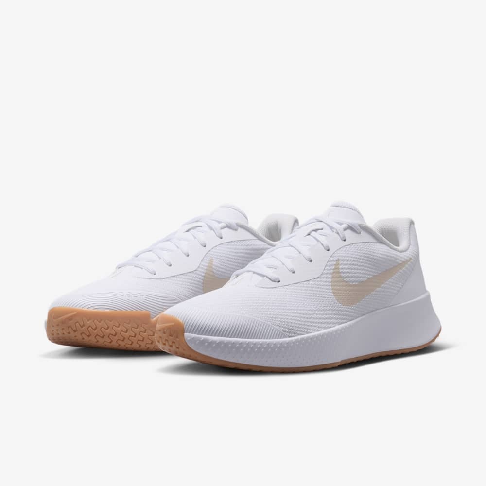 Giày Pickleball Tennis Nike Vapor Lite 3 Nam - Trắng Nâu - hình 5