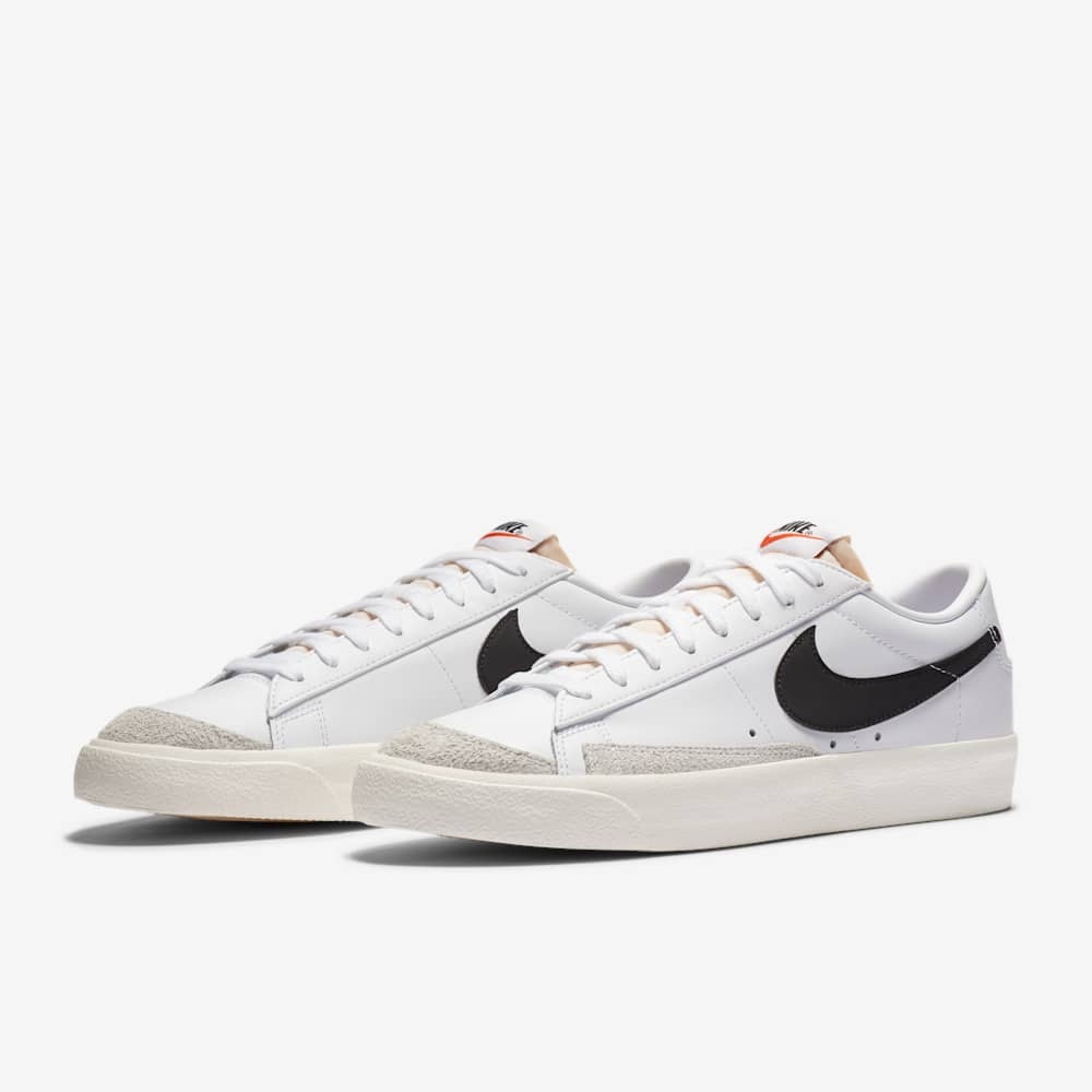 Giày Nike Blazer Low '77 Vintage Nam - Trắng Đen - hình 4