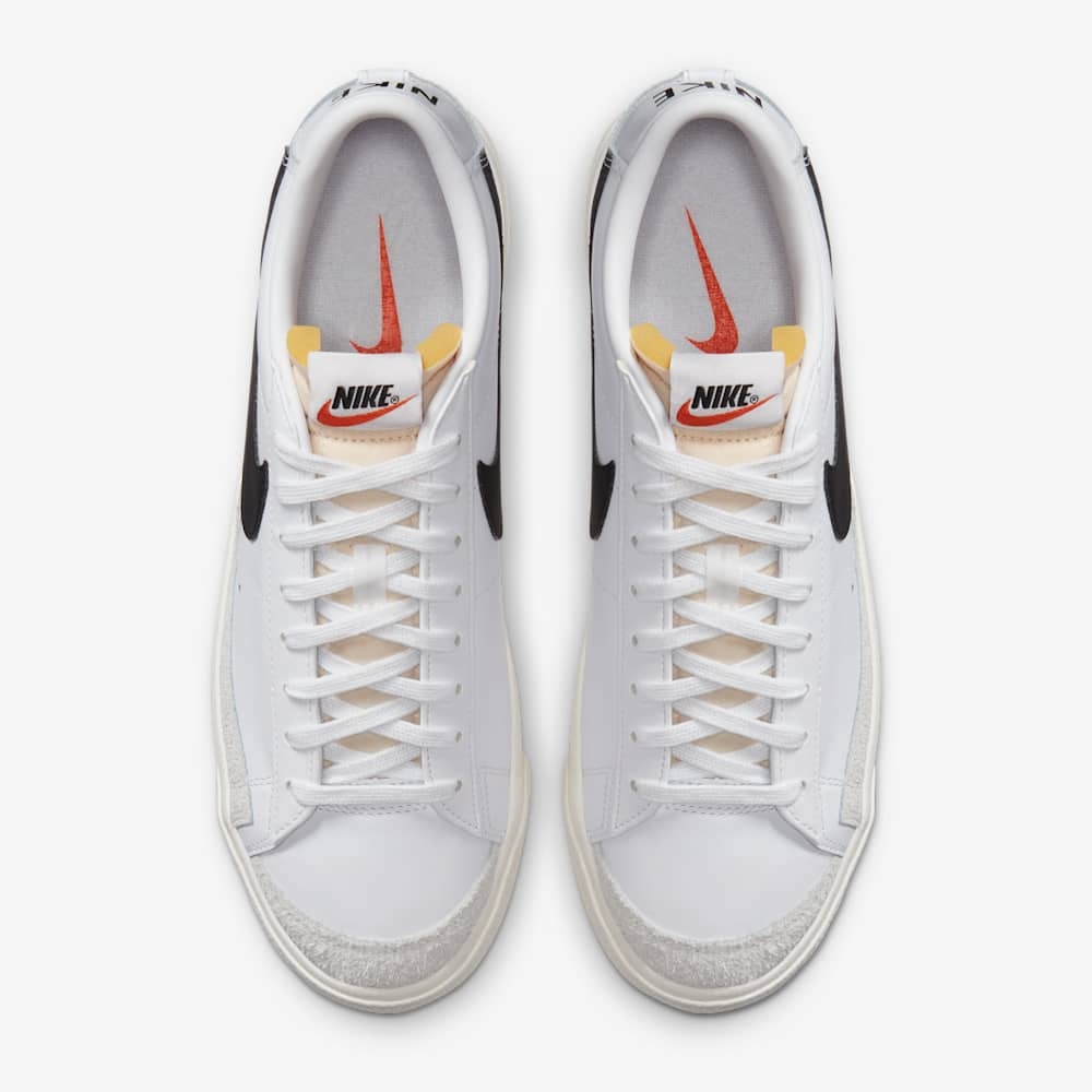 Giày Nike Blazer Low '77 Vintage Nam - Trắng Đen - hình 5