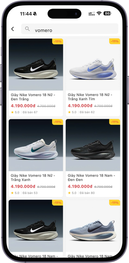 Tìm kiếm sản phẩm đa dạng