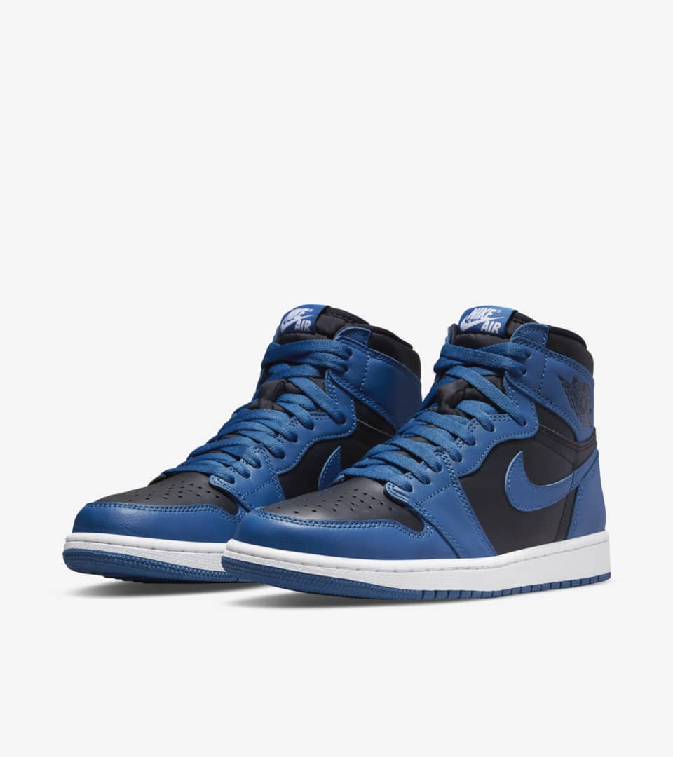 Giày Air Jordan 1 cổ cao ‘Dark Marina Blue’