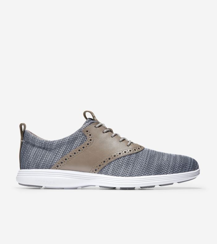 Giày Cole Haan Grand Tour Knit Nam -Xám