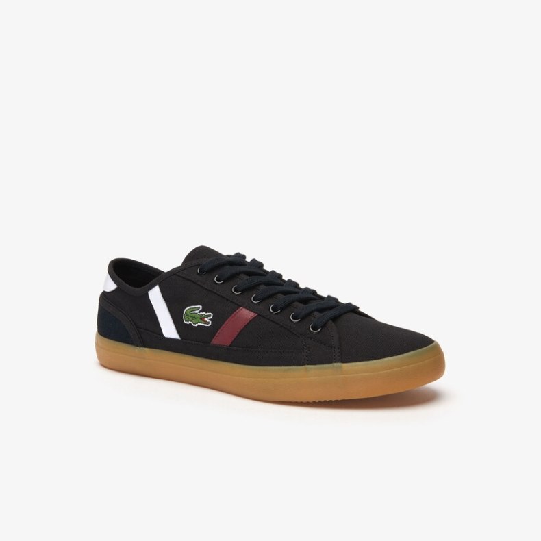 Giày Lacoste Sideline 319 Nam Đen Nâu 