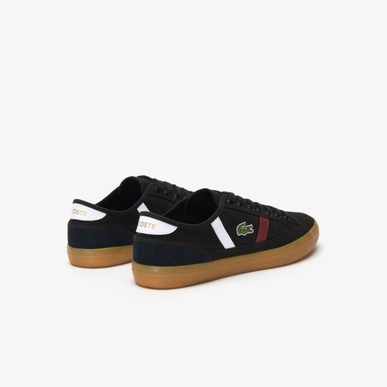 Giày Lacoste Sideline 319 Nam Đen Nâu  - hình 2
