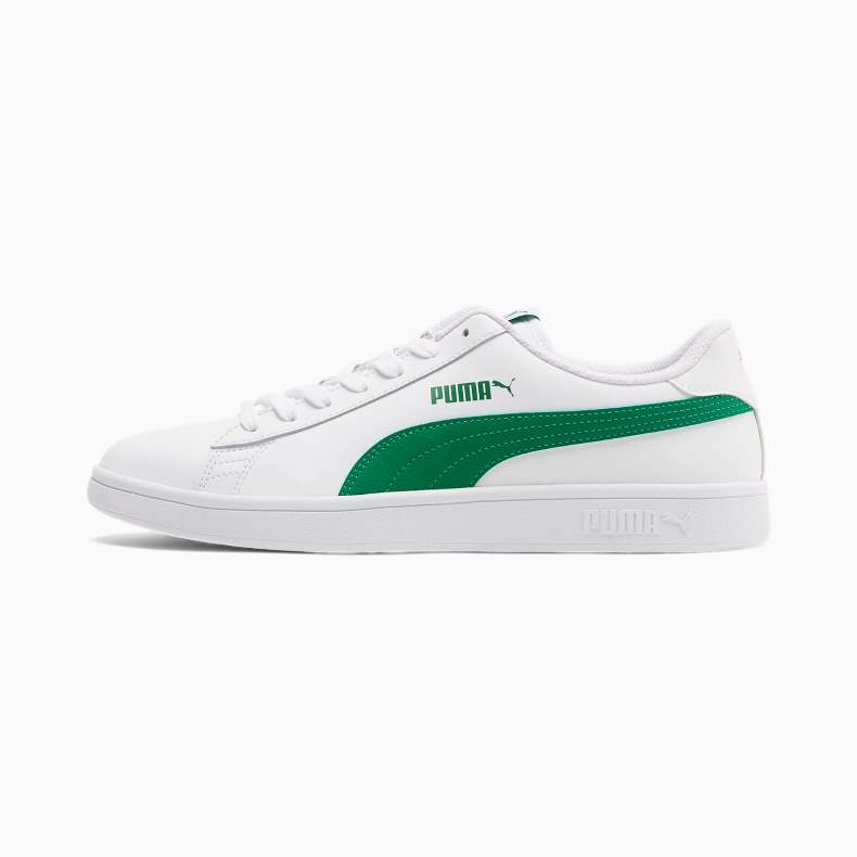 Giày Puma Smash V2 L Nam Trắng Xanh 