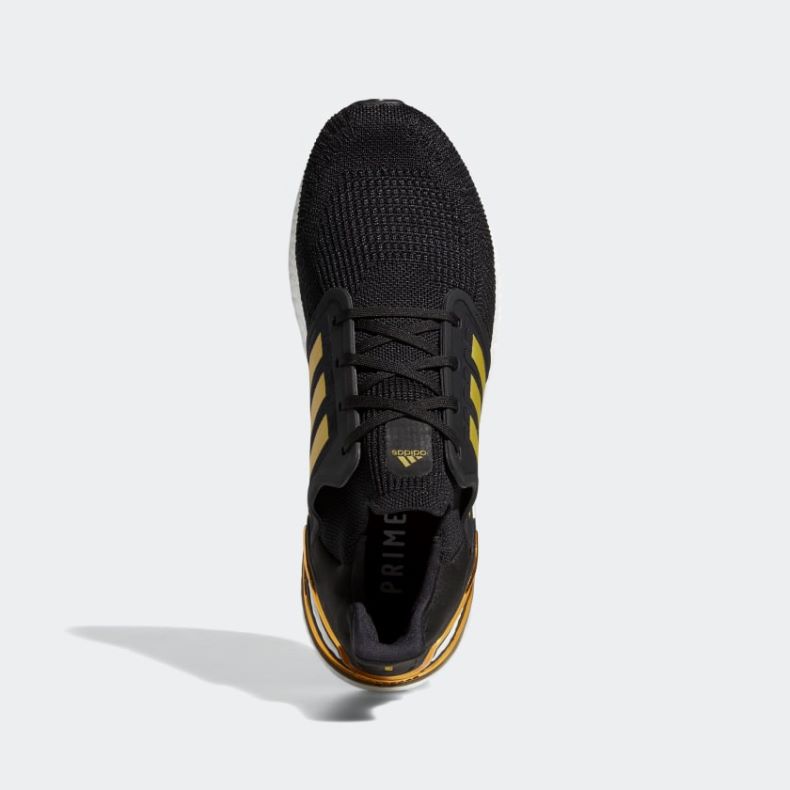 Giày adidas Ultra Boost 20 Nam - Đen Vàng - hình 4