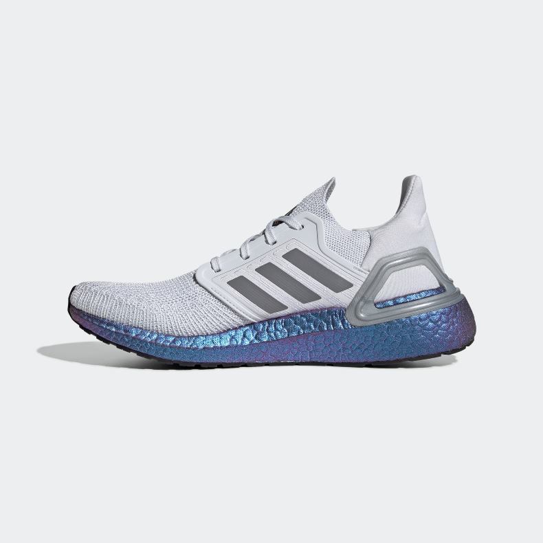 Giày adidas Ultra Boost 20 Nam - Xám Đế Xanh 